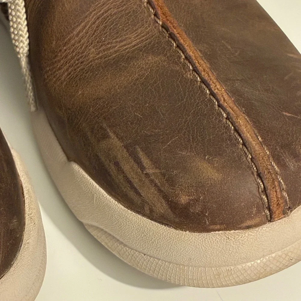Clarks Collection Mens Size 9 Extreme Comfort Brown Leather Chukka Boots